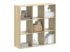 Digna Estantería madera de ingeniería roble Sonoma 102x32x102 cm