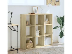 Digna Estantería madera de ingeniería roble Sonoma 102x32x102 cm
