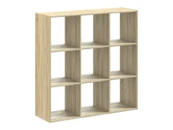 Digna Estantería madera de ingeniería roble Sonoma 102x32x102 cm