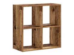 Digna Estantería madera ingeniería color envejecido 68,5x32x68,5 cm