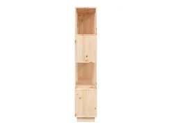 Dilber Estantería/divisor de espacios madera maciza pino 80x25x132 cm