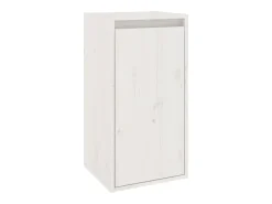 Dirkin Muebles para TV 4 piezas madera maciza de pino blanco