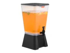 Dispensador de Bebidas SucceBuy, Gran Capacidad de 19 L, Fuente de Agua de Plástico, Dispensador de Agua, Zumo, Limonada y Té Helado, para Café