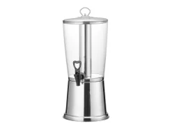 Dispensador de Bebidas SucceBuy, Capacidad 8 L, Fuente de Agua de Acero Inoxidable y Plástico, Dispensador de Zumos, Limonada, Té Helado, Cafés