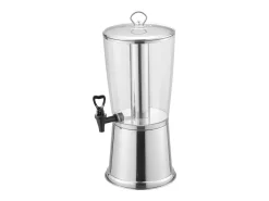 Dispensador de Bebidas SucceBuy, Capacidad 8 L, Fuente de Agua de Acero Inoxidable y Plástico, Dispensador de Zumos, Limonada, Té Helado, Cafés