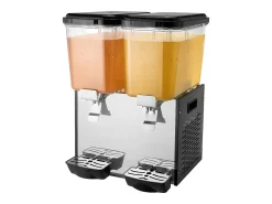 Distribuidor de Bebidas Comercial SucceBuy 18L x 2 Depósitos, 370W, Distribuidor de Bebidas Frías para Fiestas