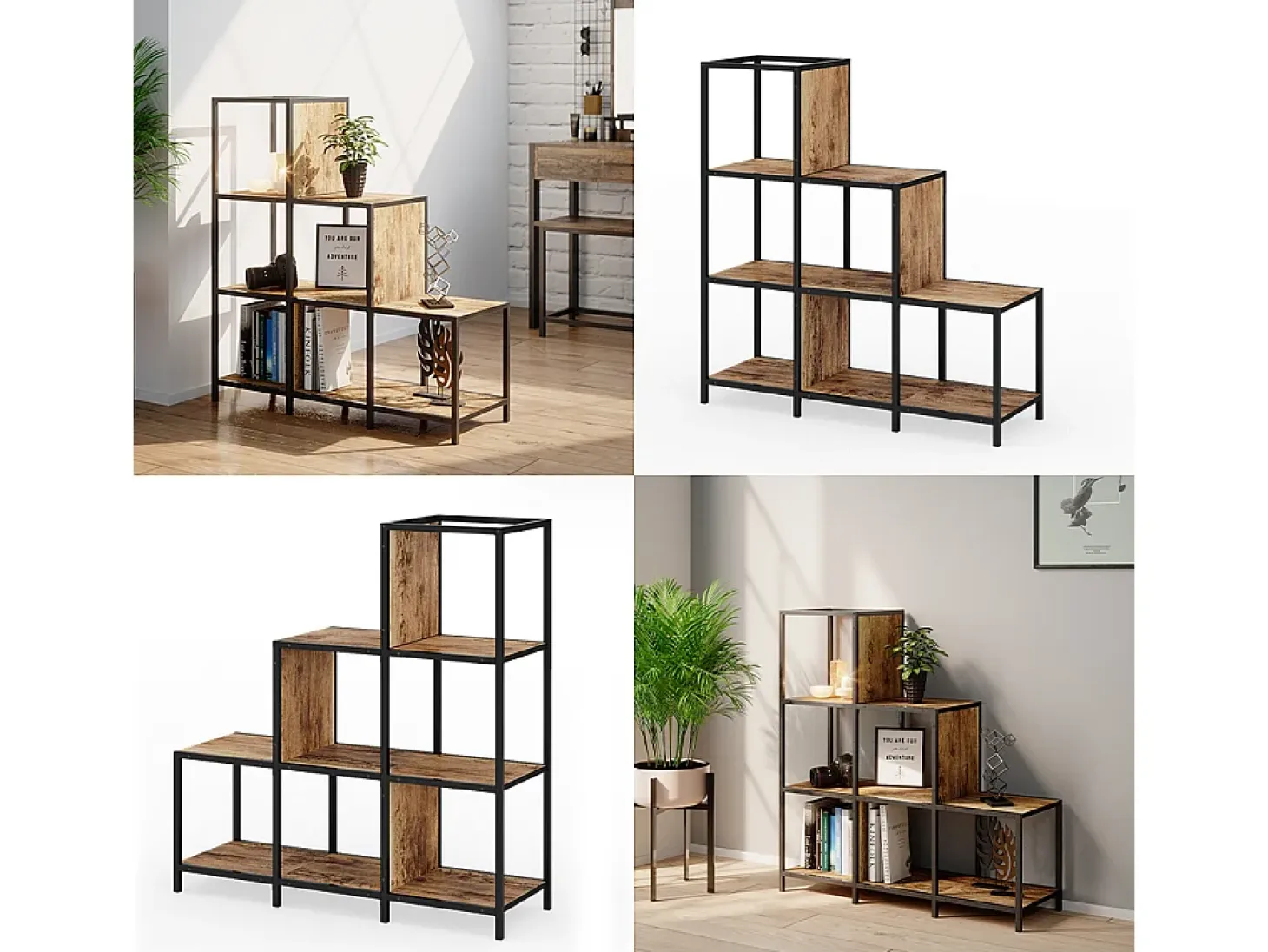 Divisor de ambientes madera antigua 90x30x92 fyrk