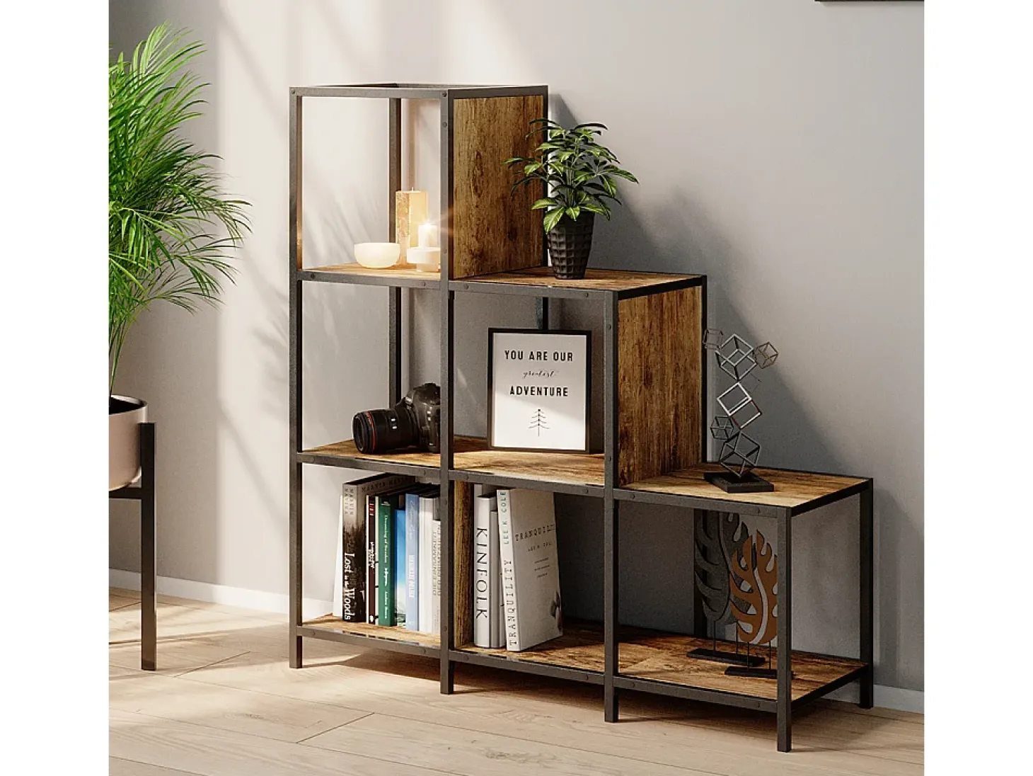 Divisor de ambientes madera antigua 90x30x92 fyrk