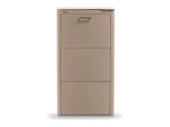 DON HIERRO - Zapatero KIBO compacto de 3 compartimentos ahorro de espacio hasta 9 pares-