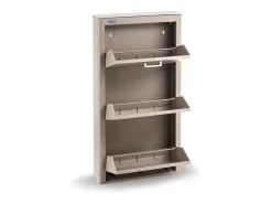 DON HIERRO - Zapatero KIBO compacto de 3 compartimentos ahorro de espacio hasta 9 pares-