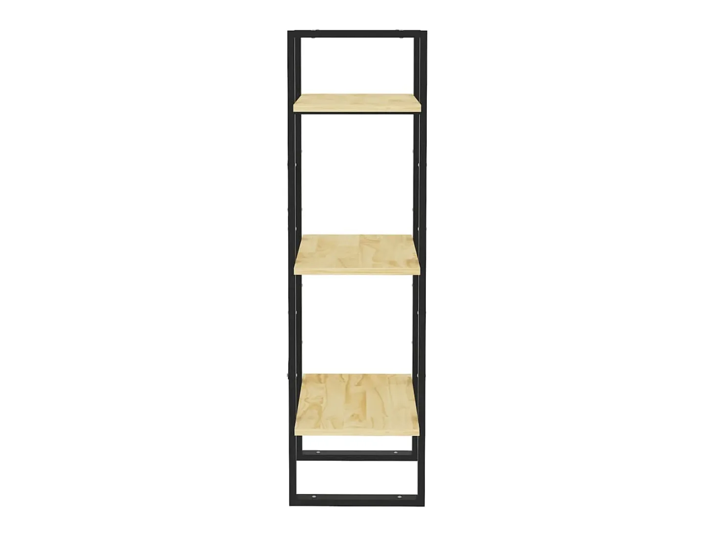 Drachten Estantería de 3 niveles madera maciza de pino 40x30x105 cm