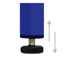 Drøbak Mueble para TV de acero azul marino 105x35x50 cm