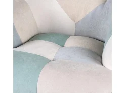 Dudeco sillón luca Patchwork verde menta