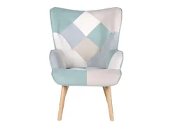 Dudeco sillón luca Patchwork verde menta