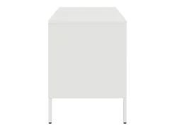 Dundrum Muebles para TV 2 unidades acero blanco 68x39x50,5 cm