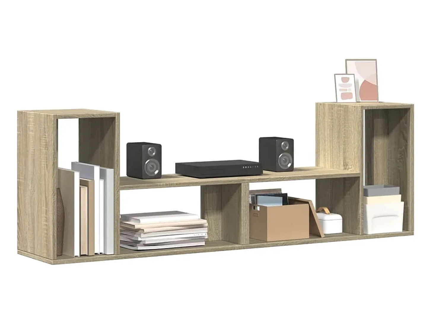 Dunmore Muebles de TV 2 uds madera ingeniería roble Sonoma 75x30x50 cm