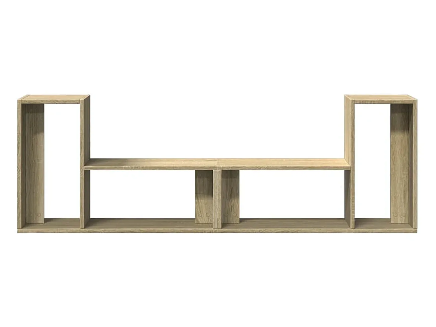 Dunmore Muebles de TV 2 uds madera ingeniería roble Sonoma 75x30x50 cm