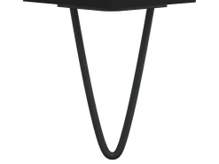 Eilve Mueble de TV madera de ingeniería negro 150x36x30 cm