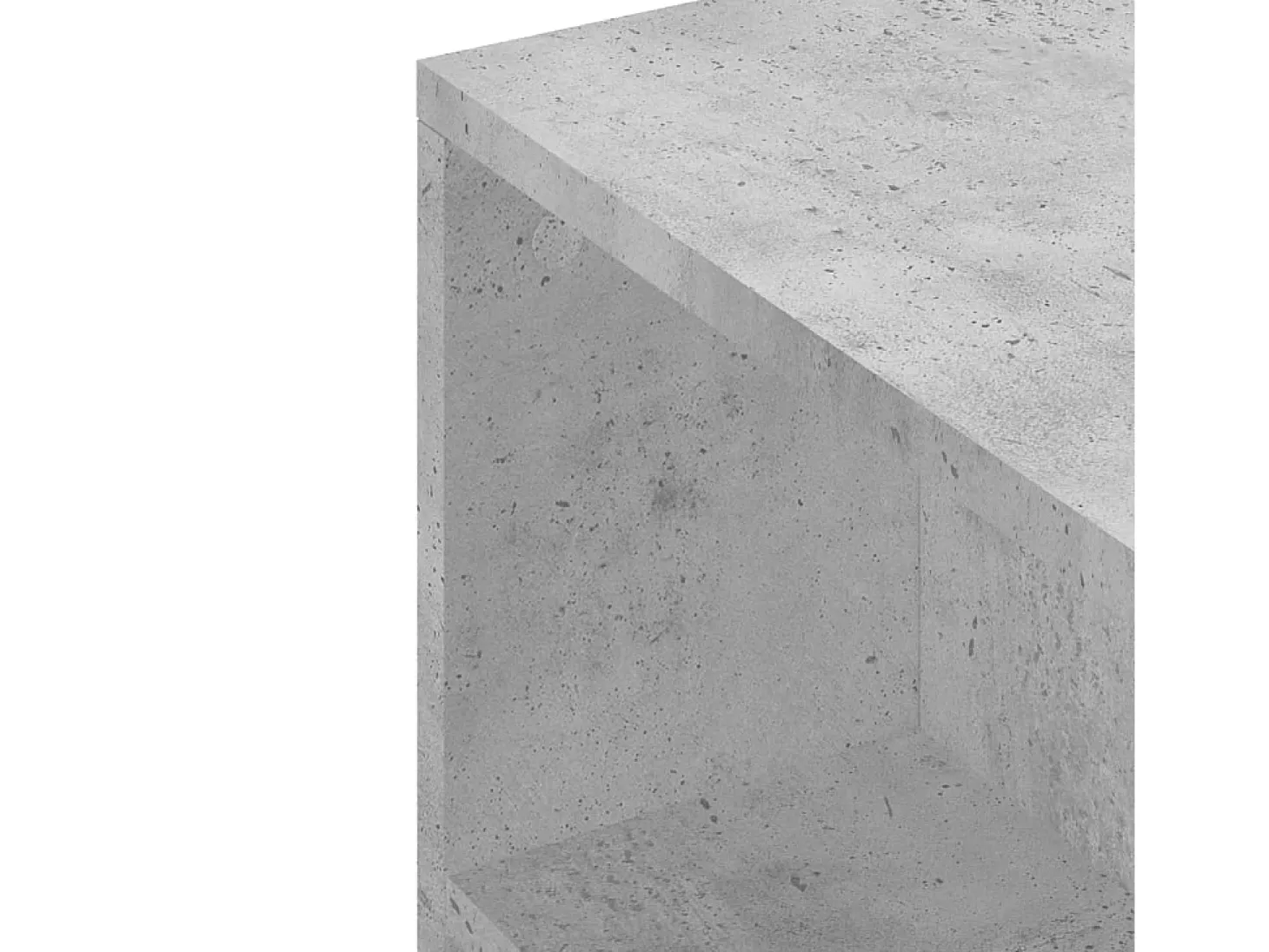 Elli Mueble de TV madera de ingeniería gris hormigón 102x34,5x43 cm