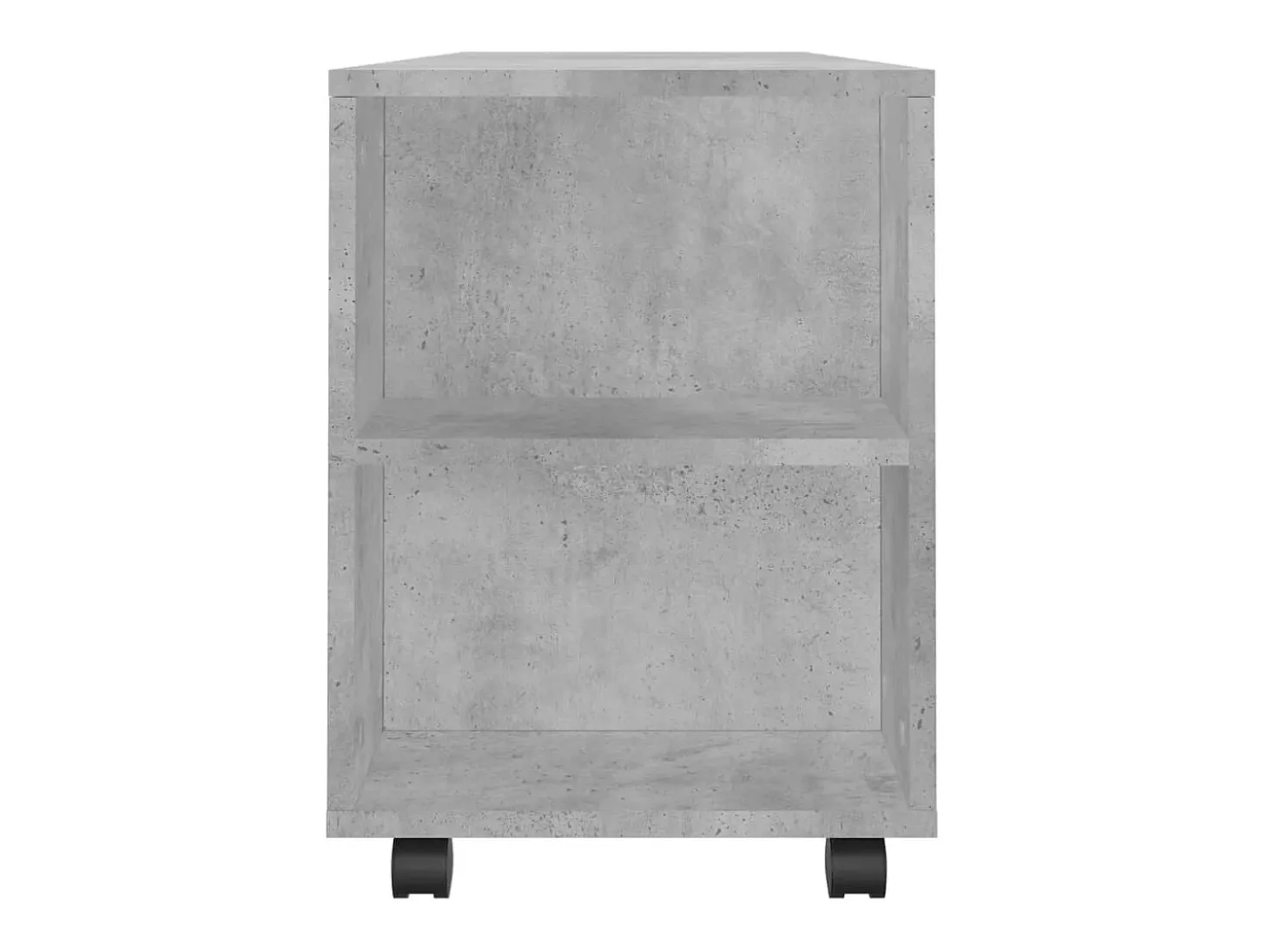 Elli Mueble de TV madera de ingeniería gris hormigón 102x34,5x43 cm