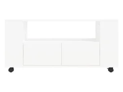 Elli Mueble para TV madera de ingeniería blanco 102x34,5x43 cm