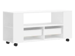 Elli Mueble para TV madera de ingeniería blanco 102x34,5x43 cm