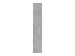Erhun Estantería/divisor de espacios gris hormigón 40x30x166 cm