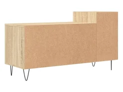 Erinor Mueble para TV madera contrachapada roble Sonoma 100x35x55 cm