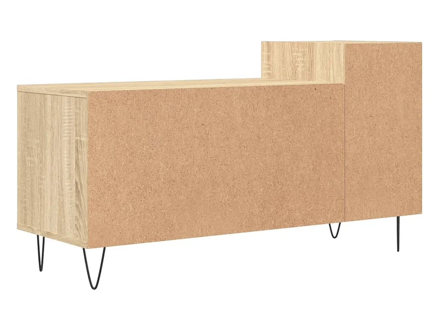 Erinor Mueble para TV madera contrachapada roble Sonoma 100x35x55 cm