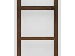 Escalera de madera maciza en tono nogal de 118x41cm - STAIRS - DECOWOOD