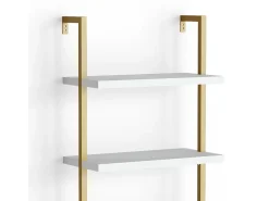 Escalera estantería blanco 60x30x183 ava