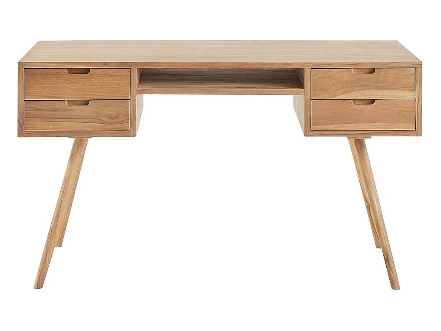 Escritorio de madera teca maciza