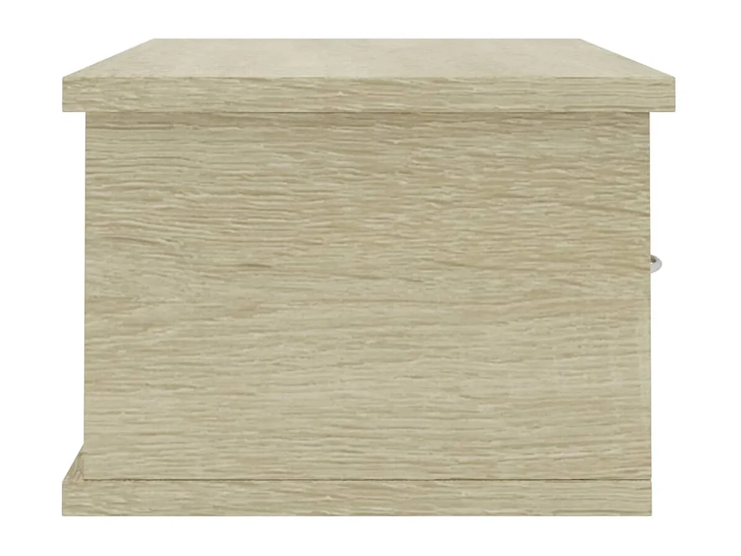 Estante cajones pared contrachapada color roble 60x26x18,5cm ES71967