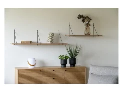 Estante Chiba, Marrón, 29x120x31 cm, Kendra Home