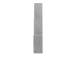 Estante cubo de pared contrachapado gris hormigón 78x15x93 cm ES89758