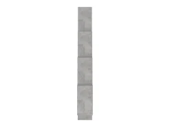Estante cubo de pared contrachapado gris hormigón 90x15x119 cm