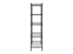Estante de almacenamiento 5 niveles negro 90x35x180 cm 250 kg ES791136