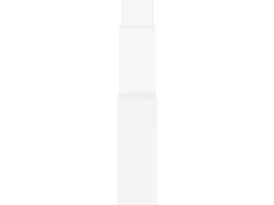 Estante de cubo pared madera contrachapada blanco 80x15x78,5 cm ES35439
