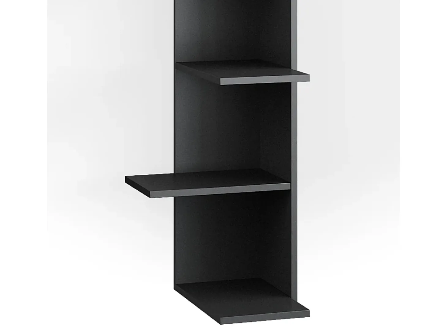 Estante de esquina antracita 37x37x140.1 tera