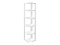 Estante de esquina blanco 45x45x180 amina