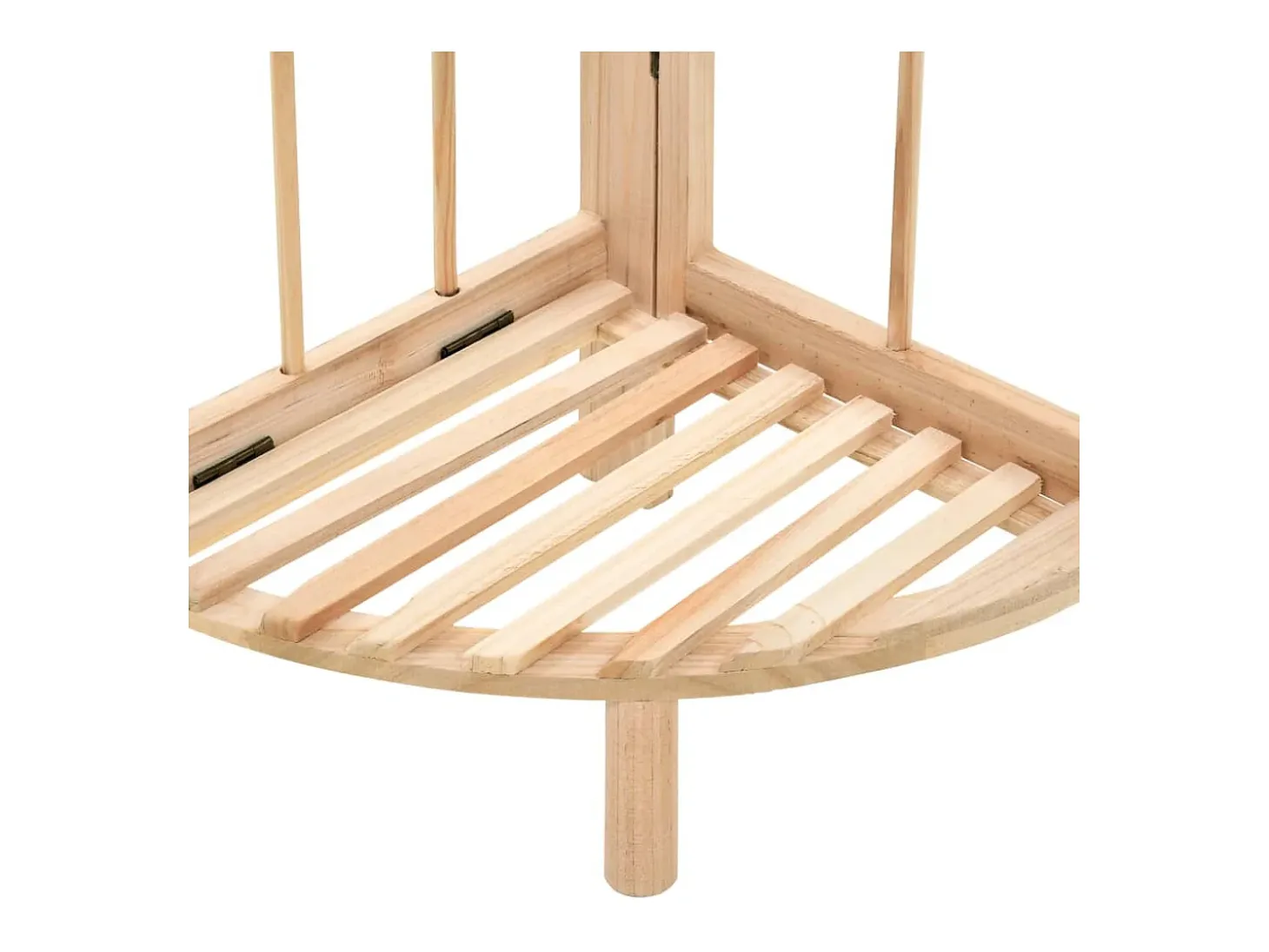 Estante de esquina de madera de cedro 27x27x110 cm ES662178