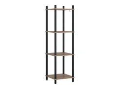 Estante de esquina oro power roble/antracita 30x30x102.5 bivio
