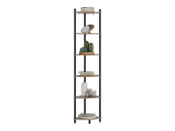 Estante de esquina oro power roble/antracita 29x29x163.5 bivio