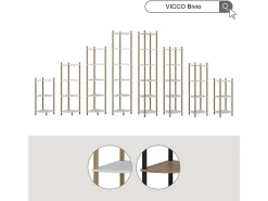 Estante de esquina oro power roble/antracita 29x29x72 bivio