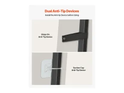Estante de Esquina SucceBuy de 5 Niveles, Librería de Esquina, Altura 178 cm, Mueble de Almacenamiento de Pared con Marco de Metal y Estantes de Madera