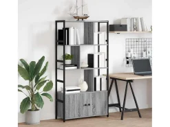 Estante de libros Gris sonoma 80 x 30 x 155.5 cm
