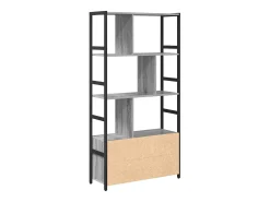 Estante de libros Gris sonoma 80 x 30 x 155.5 cm
