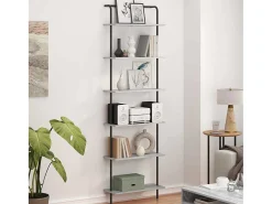 Estante de libros Gris sonoma 60 x 24 x 203 cm