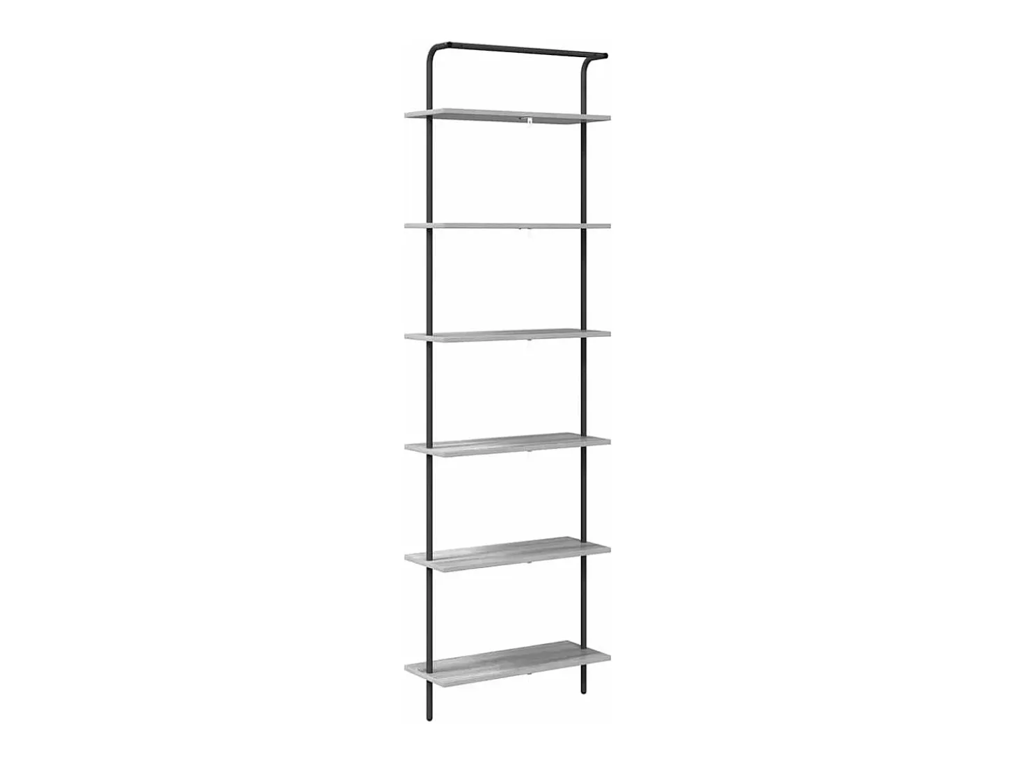 Estante de libros Gris sonoma 60 x 24 x 203 cm