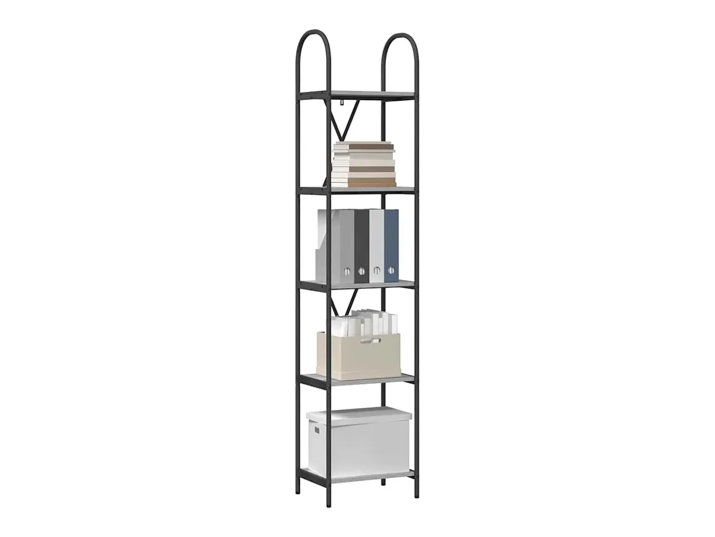 Estante de libros Gris sonoma 40 x 30 x 183 cm